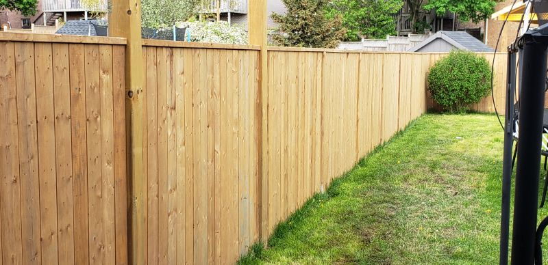 New Wood Fence